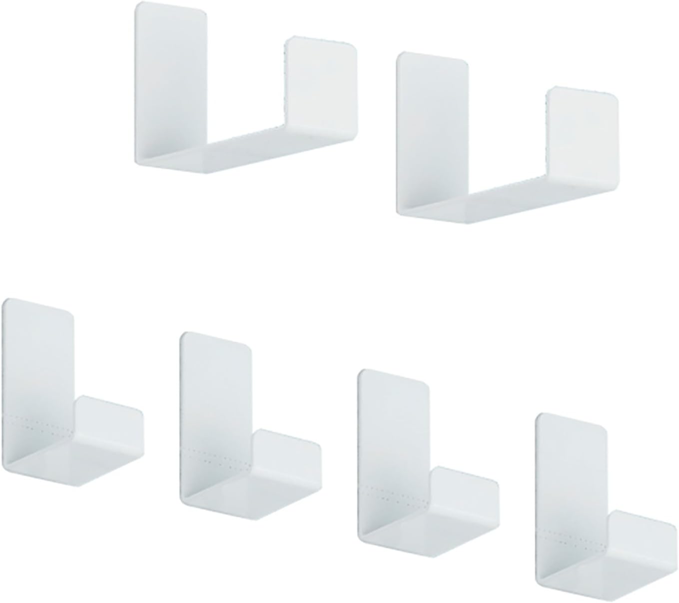 NewAge Products VersaRac White 6 Piece Accessory Kit, Garage Overheads, 40182