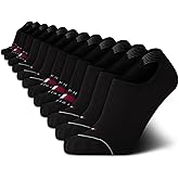 Tommy Hilfiger Men's Athletic Socks - Cushion No Show Socks (12 Pack)