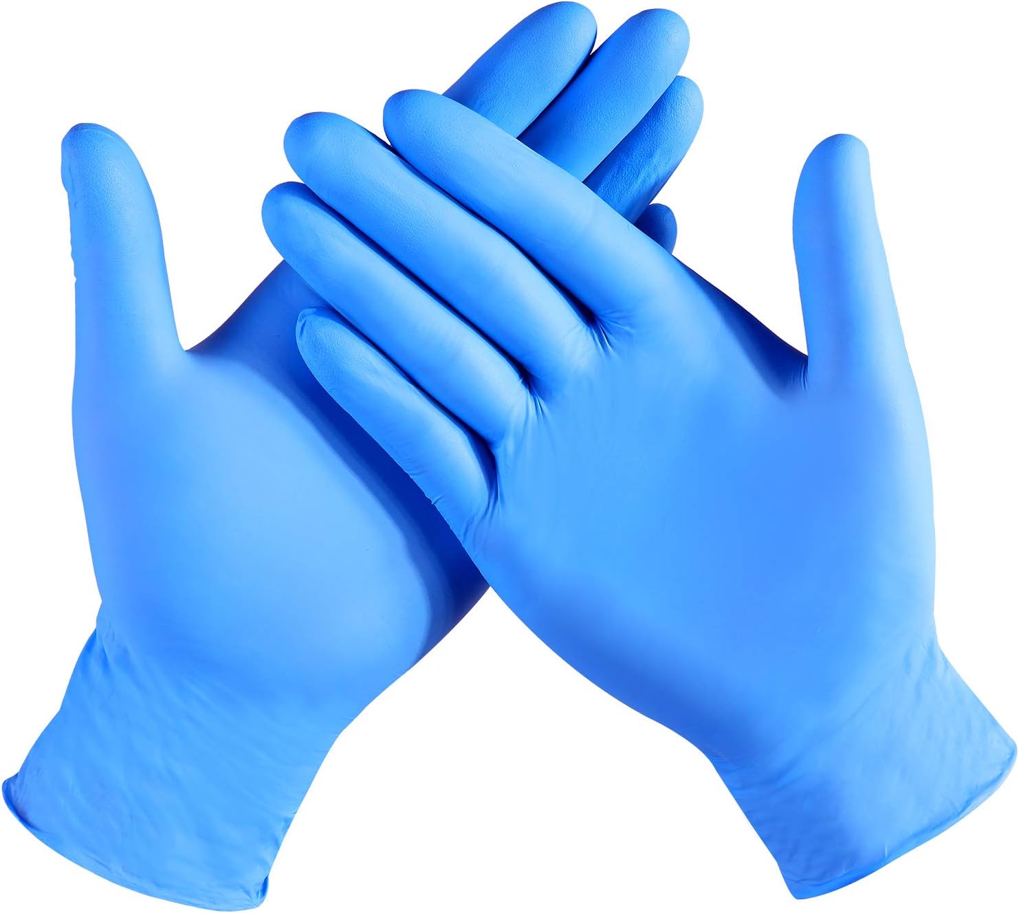 Vastar Nitrile Disposable Gloves, Powder Free and Latex free,Food Safe,Size Large, Pack of 100