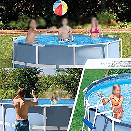 DTKJ Runder Pool,Aufblasbare Tragbare Badewanne, Planschbecken, Aufblasbarer Swimmingpool Kindergarten FüR Familien Im… – Bild 7