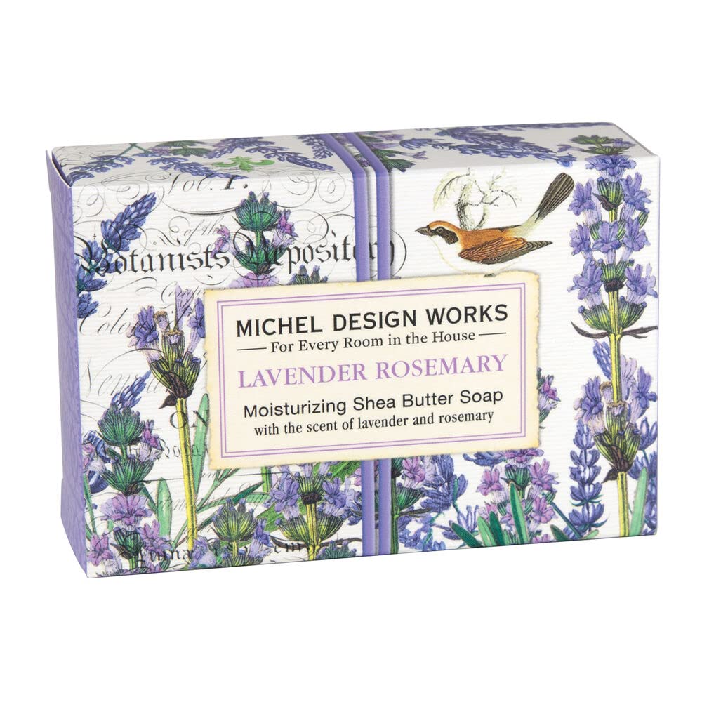 MICHEL DESIGN Lavender Rosemary Boxed Soap SOAX81 Lavender