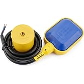 2M Float Switch, 220V 16A Waterproof Tethered Float Switch &amp; Liquid Level Controller with Cable for Water Tank, Sump Pump, Septic Tank, Pool, Pond, Aquarium (6.56ft(2M))