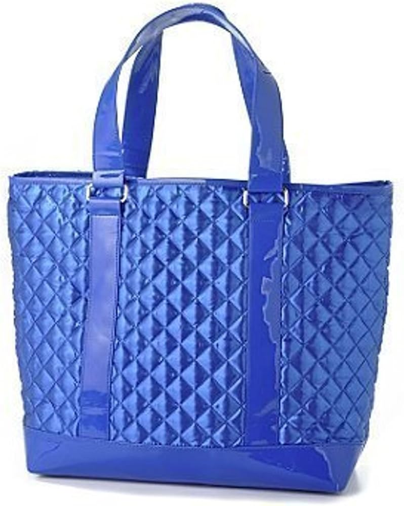 Perlina Quilted Satin Tote & Matching Clutch Perlina Quilted Satin Tote & Matching Clutch