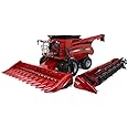 ERTL 1/16 Big Farm Case IH 8240 Combine with Grain Head & Corn Head Set 47391