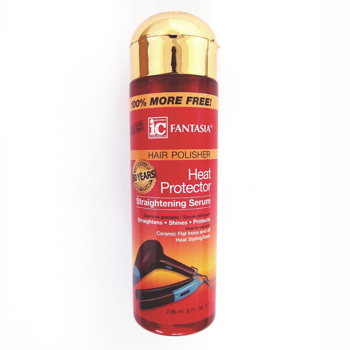 Fantasia Bonus Heat Protector Straightening Serum 8 oz.