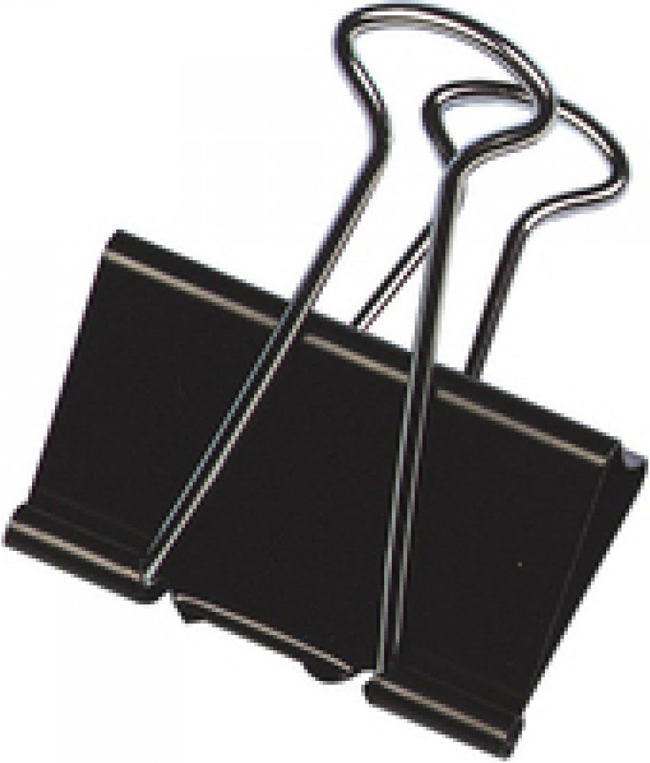 Q-Connect Foldback Clip 32mm Black Pack of 10 KF01284