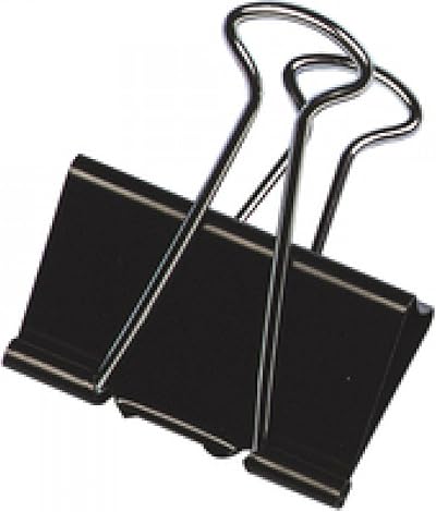 Q-Connect Foldback Clip 32mm Black Pack of 10 KF01284