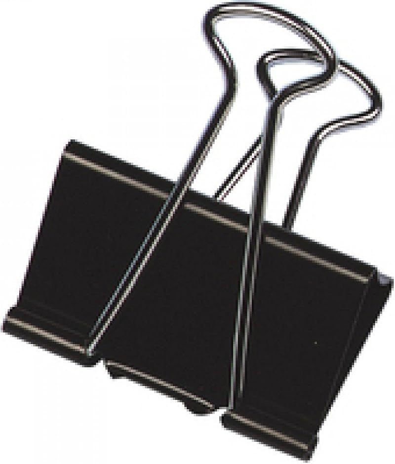 Q-Connect Foldback Clip 32mm Black Pack of 10 KF01284