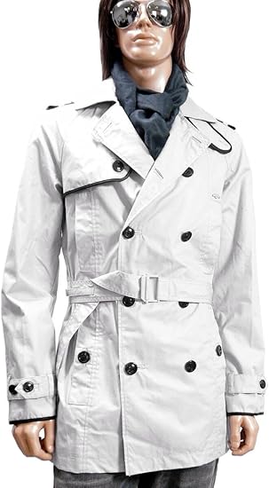 Amazon Armani Exchange アルマーニ エクスチェンジ トレンチコート メンズ ショート丈 ライトグレー Xs Xxl 並行輸入品 S コート ジャケット 通販