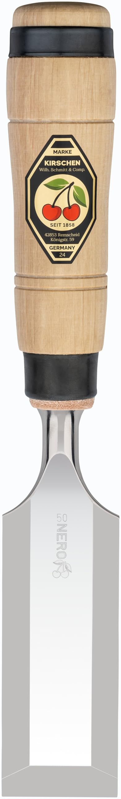 Kirschen 1205050 50 mm Number 1205 Carpenters Chisel with Hornbeam Handle - Multi-Colour