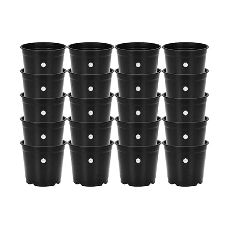 Kraft Seeds Gate Garden! 20 pcs 6 Plastic Plants Nursery Seedlings Pot/Pots Flower Plant Container Seed Starting Pots