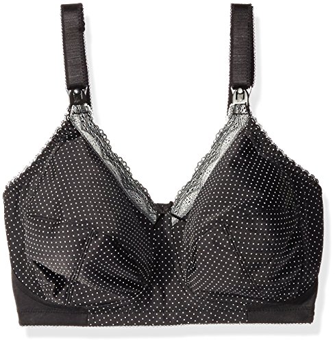 Royce lingerie women s ava nursing bra, black, 36j