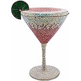 WuDiaoer Women Goblet Rhinestone Evening Bag Cocktail Cup Diamond Clutch Funny Crystal Prom Handbag Wedding Purse for Party | Women, Goblet, Rhinestone, Cocktail Cup, Diamond, Funny