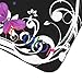 iColor Purple Butterfly Anti-Slip Mouse Pad Mice Pad Mat Mousepad for Office, Computer, Laptop & Mac Optical Laser Mouse- Durable & Comfortable & Lightweight for Easy Typing & Pain Relief MP-006