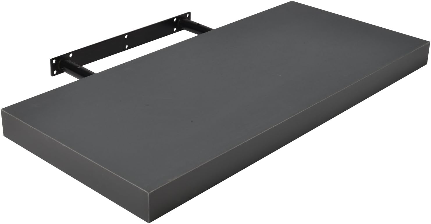 Moorland Pegasus Floating Wall Shelf 50cm Long 23cm Wide Wooden TV