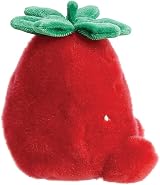 Aurora Palm Pals Juicy Strawberry 5in Soft Toy Red Green Plush view 3