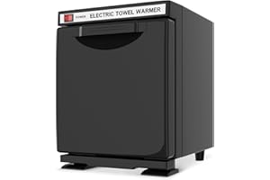 RyJaune Towel Warmer, 5L Professional Hot Towel Warmer, High-Performance Compact Towel Warmer Cabinet Ideal for Home, Salon, Barber.-Black