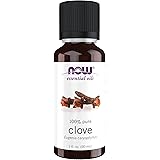 NOW Essential Oils, Clove Oil, Balancing Aromatherapy Scent, Steam Distilled, 100% Pure, Vegan, Child Resistant Cap, 1-Ounce