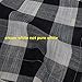 Creativesfun Farmhouse Faux Linen Look Buffalo Plaid Grommet Window Valance (Black & Cream, Valance 丨W53 X L18-INCH)