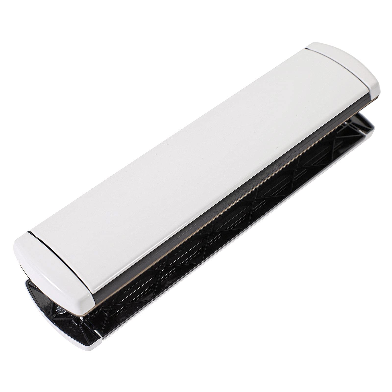 12" Letterplate Door Letterbox UPVC Wood Omega Premium Sprung Heavy Duty 40-80 - White