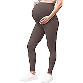 QoBexim Women's Maternity Leggings Over The Belly - Ultra Stretchy Soft Bump Support Workout Activewear Yoga Pregnancy Pants