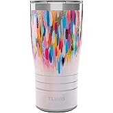 Tervis Traveler EttaVee Be Liquid Prism Triple Walled Insulated Tumbler Travel Cup Keeps Drinks Cold & Hot, 20oz, Stainless Steel