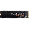 WD_BLACK 1TB SN770 NVMe Internal Gaming SSD Solid State Drive - Gen4 PCIe, M.2 2280, Up to 5,150 MB/s - WDS100T3X0E