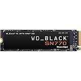 WD_BLACK 1TB SN770 NVMe Internal Gaming SSD Solid State Drive - Gen4 PCIe, M.2 2280, Up to 5,150 MB/s - WDS100T3X0E
