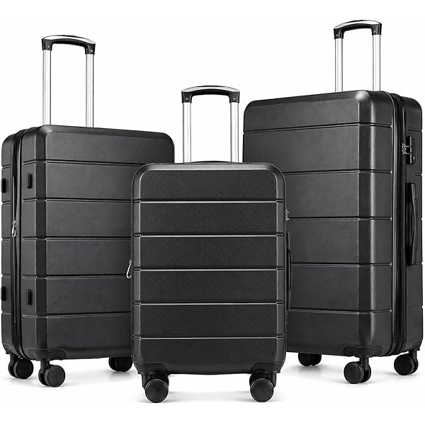 Amazon.com | Merax Luggage Set 3 Piece, ABS Durable Lightweight