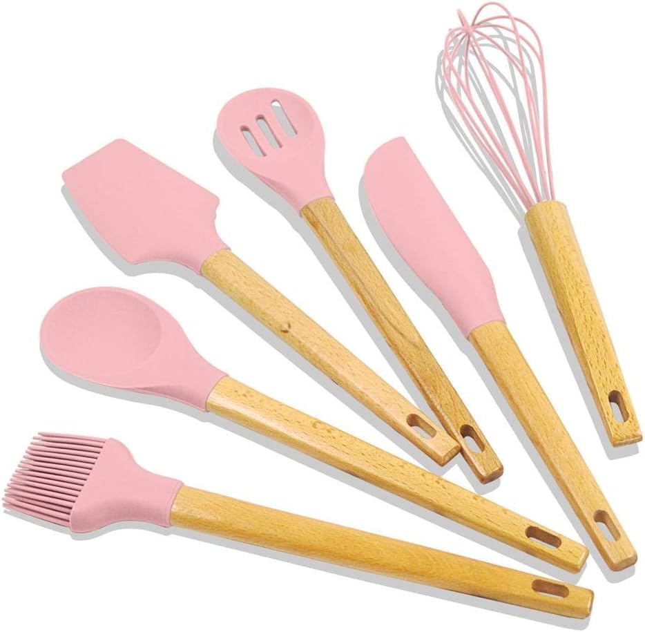 Silicone Spatula Set Baking Utensils Cooking Tools and Baking