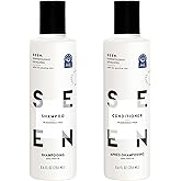 SEEN Shampoo & Conditioner Bundle, Fragrance-Free - Non-Comedogenic Hair Care Set, Dermatologist-Developed, Safe for Sensitive, Eczema & Acne-Prone Skin