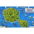 Tahiti Map & Guide to the Polynesian Reef Franko Maps Laminated Fish Card