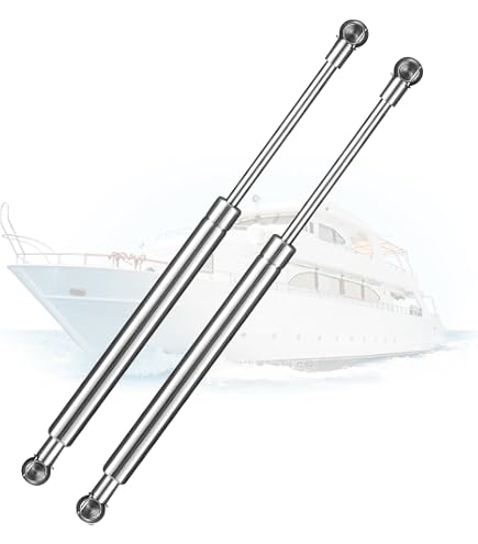 2-Pack 10mm Nylon End Lift Supports – 23" Extended, 150lbs Struts – Replacement Gas Springs - View #10