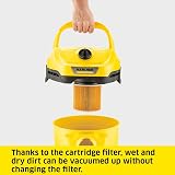 Kärcher WD 2 Plus Wet and Dry Vacuum Cleaner 1000 W Blowing Function 12 L view 2