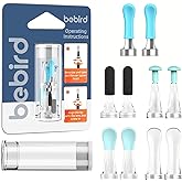 BEBIRD Official R1 Original Accessory - 10 PCS Replacement Tip for Wet/Dry Wax Cleaning - Ear Spoons Accessories Set Compatible with BEBIRD R1/M9/R3/X3/W3/D3Pro/T15/C3 (New Spiral Structure!)