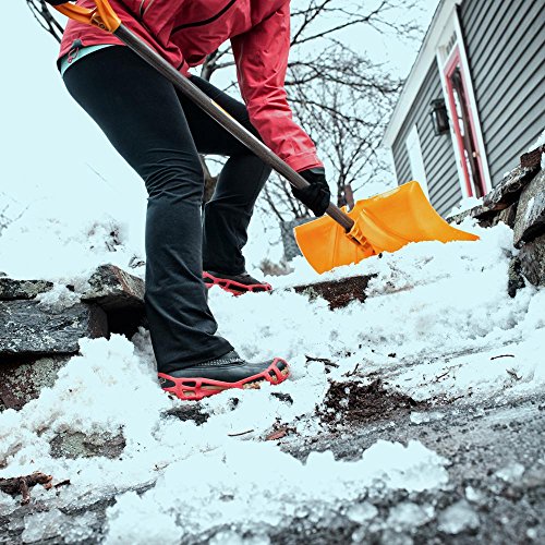 STABILicers Walk with Powder Strap, Snow and Ice Traction Cleats for Shoes and Boots, Made in USA, Blue, Size MD