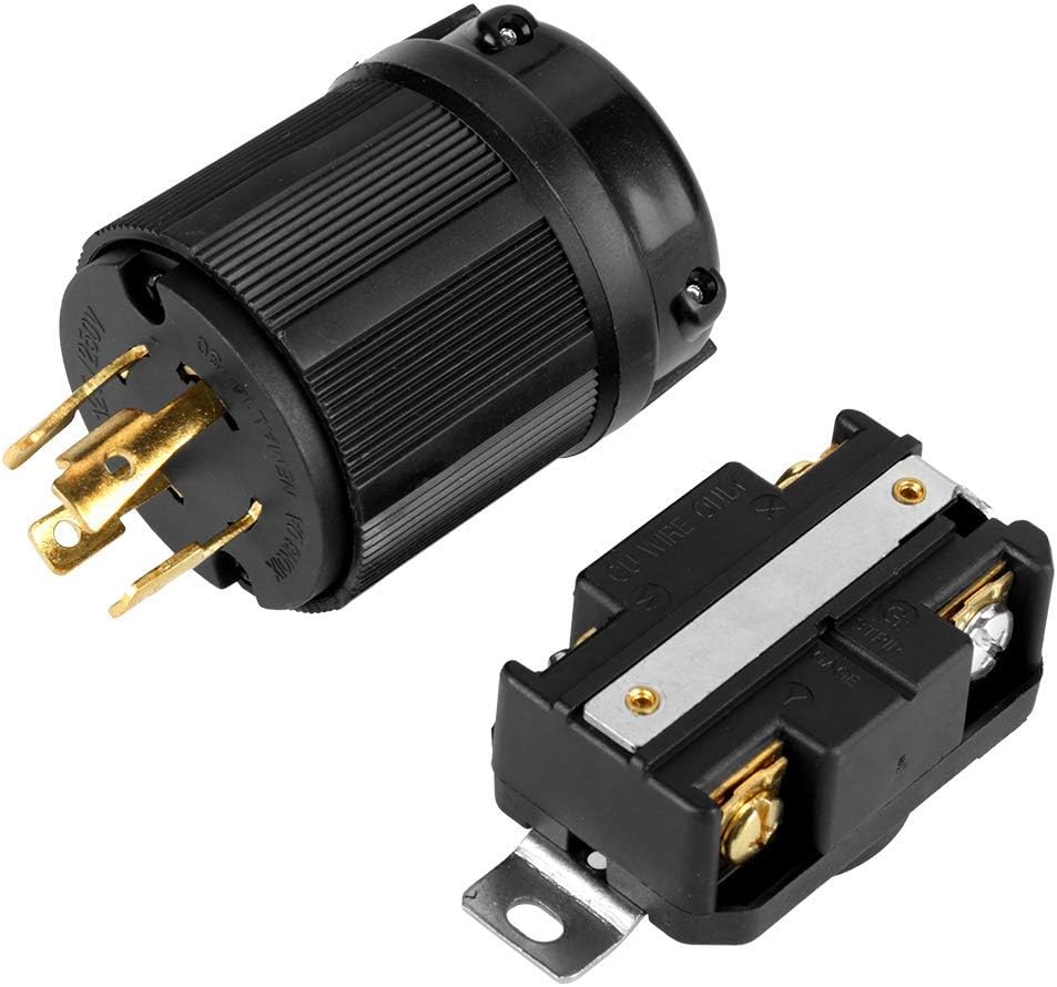 Light Weight Mini Size Durable AC 125V-250V 30A Male & Female ...