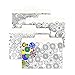 Smead SuperTab® Coloring File Folder, Oversized 1/3-Cut Tabs, Letter Size, 4 Designs, 12 per Pack (11648)