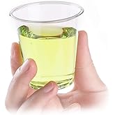 Golden Apple, 3 oz 100ct clear plastic cups. Disposable Mini Cups, Plastic Cups, Plastic Shot Glasses, Jello Shot Party Tumblers .BPA Free.