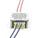 24V/10W AC/AC Power Transformer, 120V to 24V Transformer with 2Hole Mount | Suitable for Stage Lighting, Audio Equipment, Small Power Supply K-030, Rv Emergency Lighting, etc