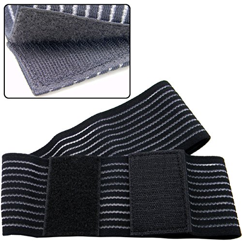 QY 2Pack Ankle Support Knee Support Wrist Support--Black