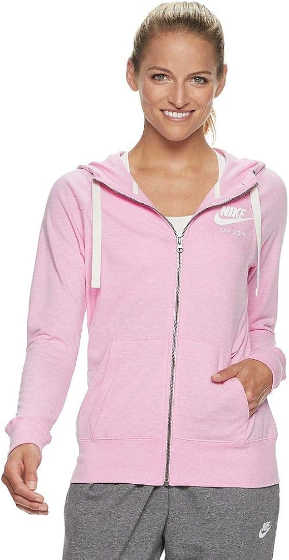 nike women's pink sweatshirt