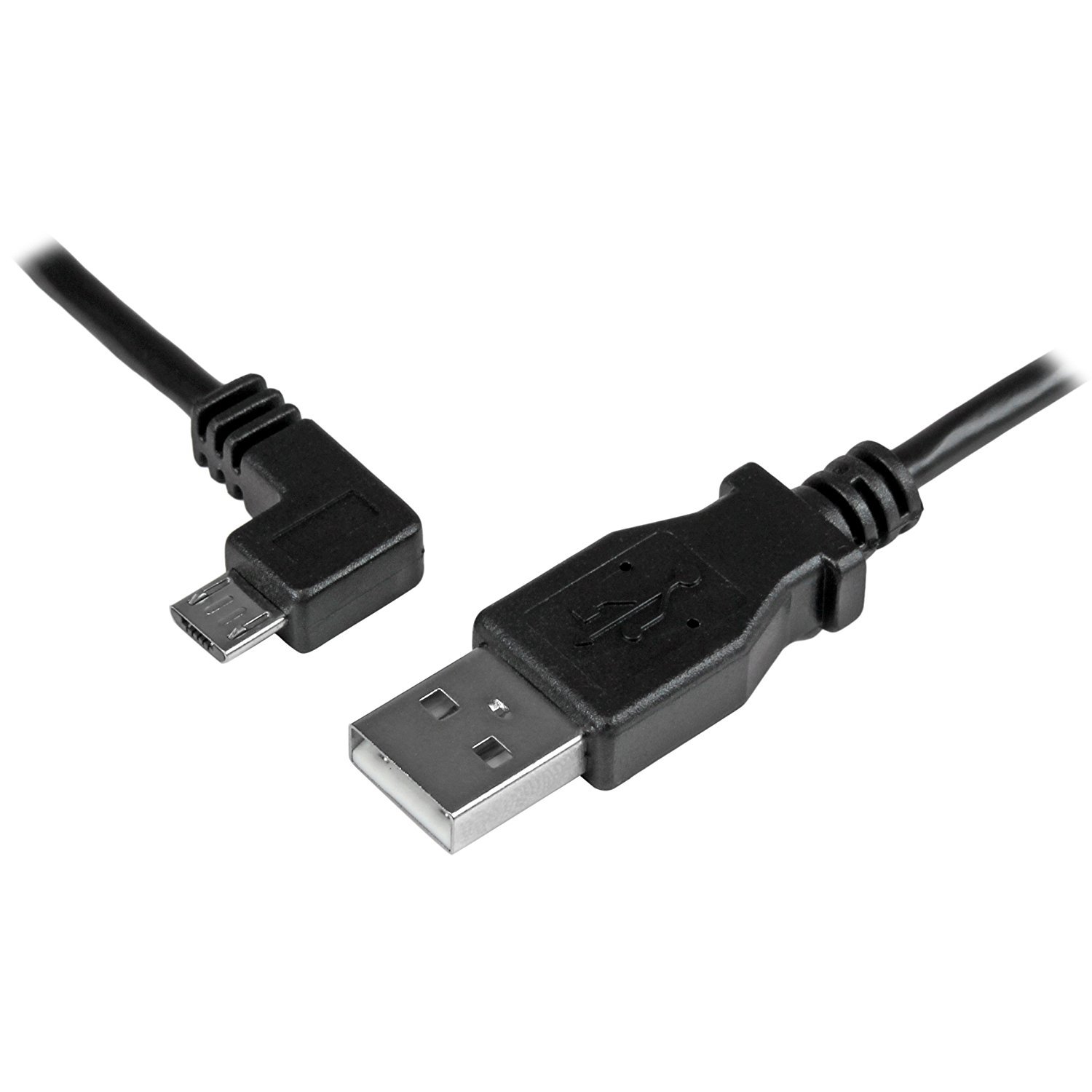 Startech.com Micro-USB Charge-and-Sync Cable M/M - Left-Angle Micro-USB - 30/24 AWG - 1 m (3 ft.)