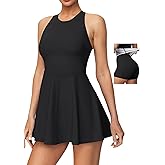 Ewedoos Tennis Dress with Shorts Underneath Athletic Dress for Women Active Workout Golf Dresses Easy Peasy