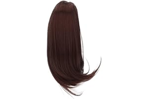 1/3 BJD SD Doll Hair Wig,21 24cm Soft High Temperature Silk Long Curly Mohair Doll Hair with Bangs Doll Decoration for DIY 13