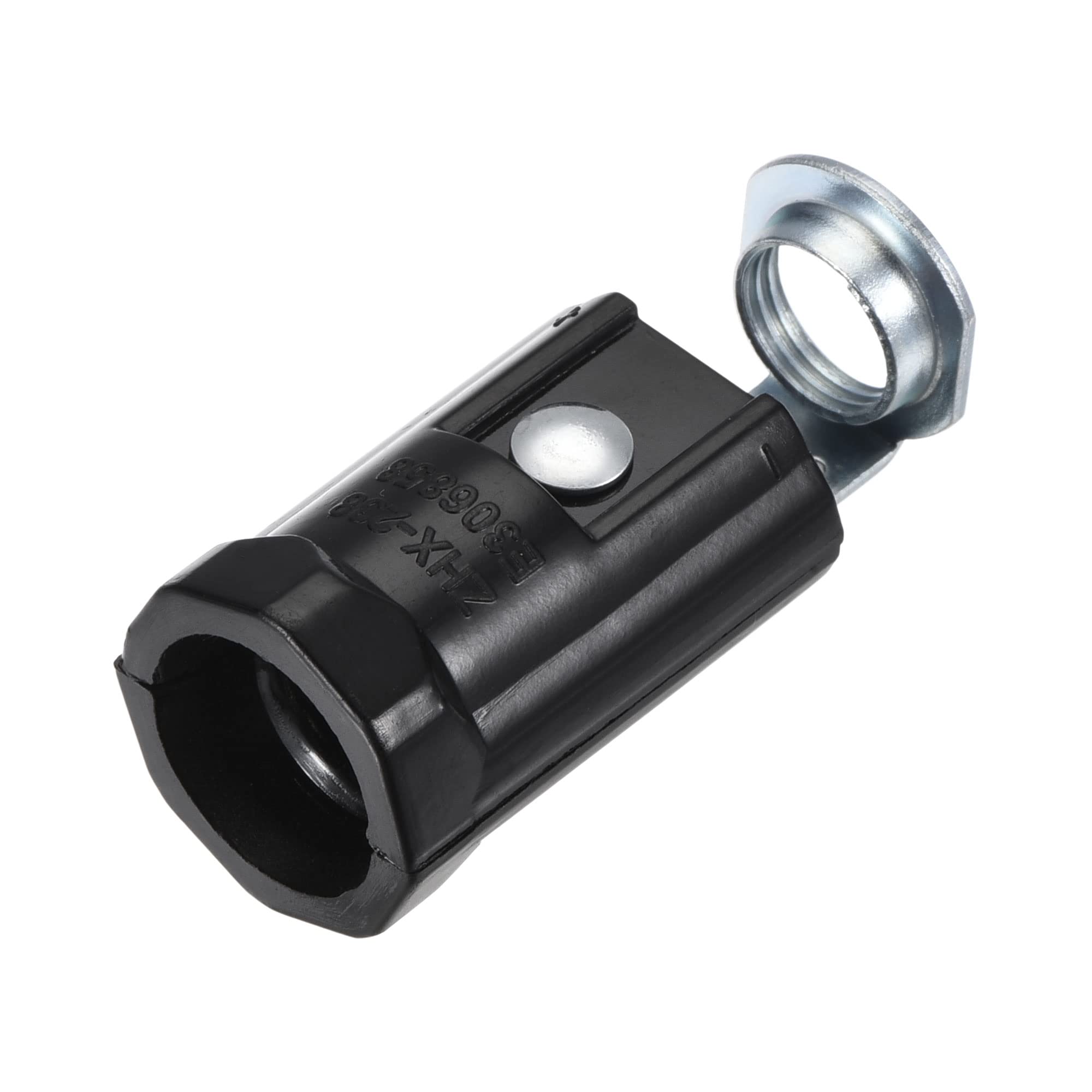 sourcing map E12 Lamp Holders, 125V-250V AC 43mm UL Listed Candelabra Base Light Socket for Incandescent LED Light Bulb with Bracket, Pack of 3