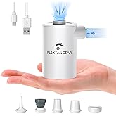FLEXTAILGEAR MAX Pump 2020 Portable Air Pump with 3600mAH Battery USB Rechargeable Air Pump-Quick Inflate Deflate for Sleepin