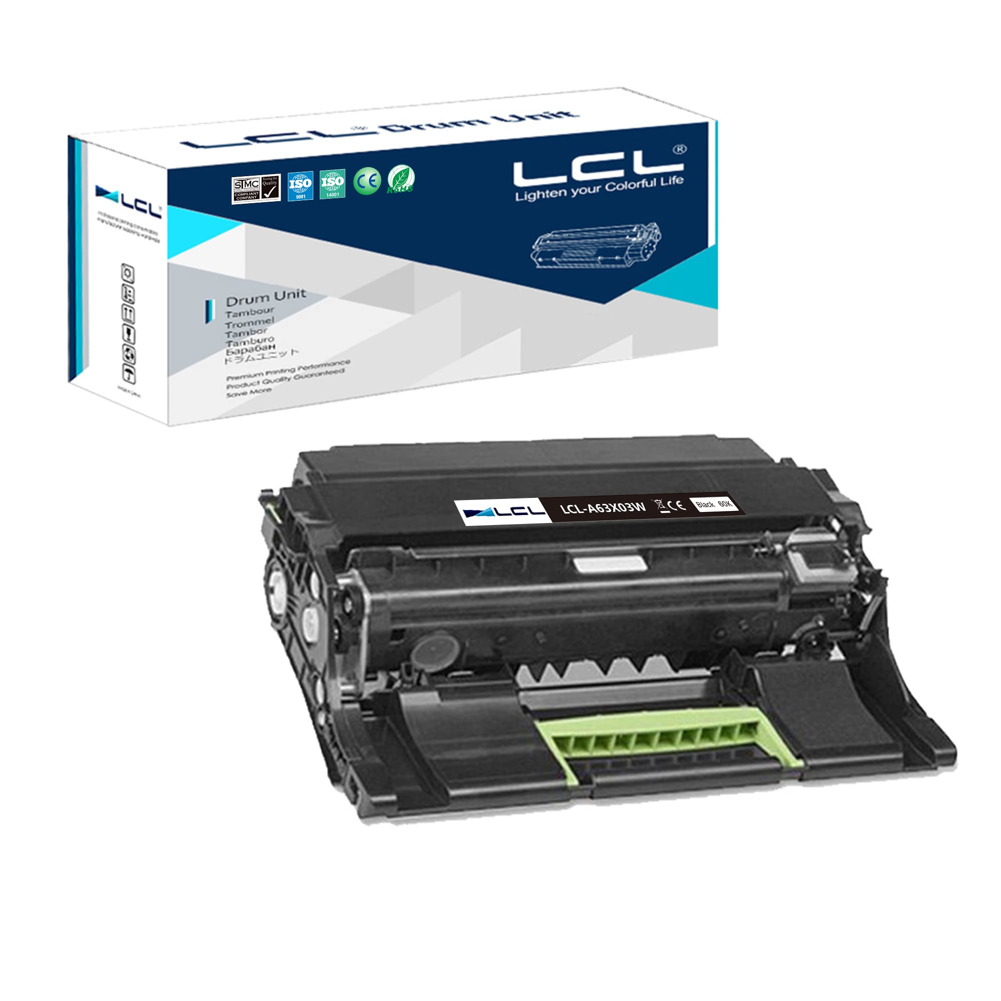 LCL Remanufactured Drum Unit A63X03W A63X03V IUP16 Drum Replacement for Konica Minolta Bizhub 4000P Series, 4700P, 3300P Printer 1PK