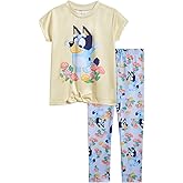 Bluey Bingo Girls T-Shirt and Leggings Outfit Set Toddler to Big Kid