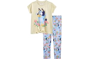 Bluey Bingo Girls T-Shirt and Leggings Outfit Set Toddler to Big Kid